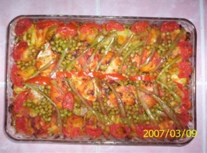 Bezelyeli Tavuk