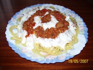 Kiymali Makarna Kiymali Makarna