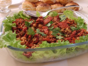 Kurutulmus Domates Salatasi