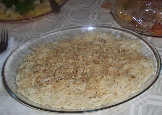  Peynirli ve Cevizli Erişte Tarifi