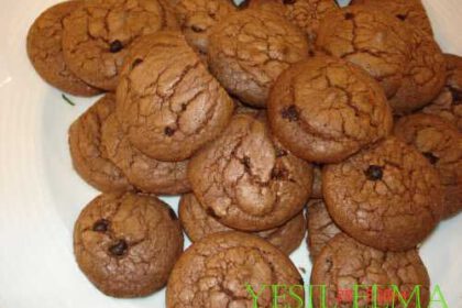 Damla çikolatalı diyet kurabiye Tarifi 17