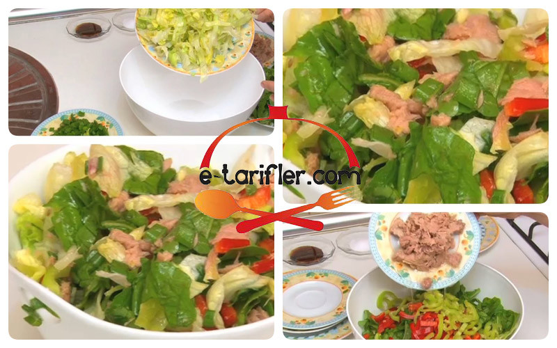 Ton Balıklı Salata (diyet) Tarifi 1